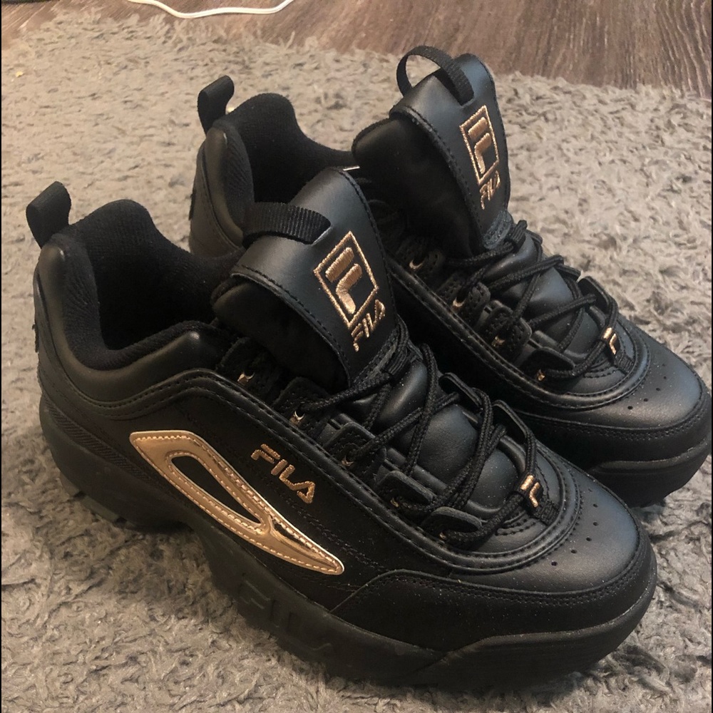 Womens Filas Disruptor 2 Metallic Flag size 8